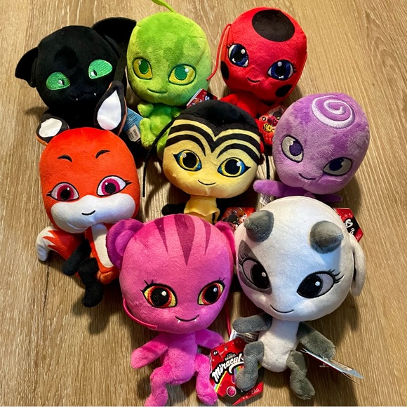 Miraculous Ladybug Kwamis - Full Set of 8 - Picture 2 of 3